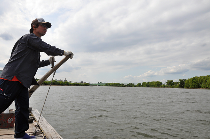 日本歷史親觸之旅。體驗自江戶初期延續至今的渡船，橫渡東京葛飾到矢切