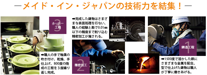 ［愛知ドビー］鋳物ホーロー鍋「バーミキュラ」