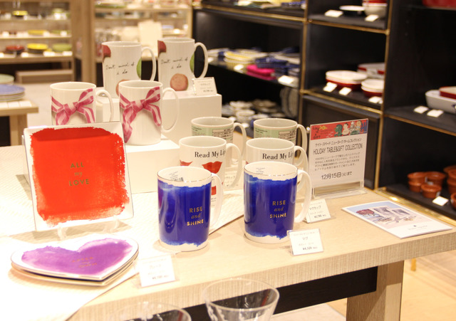 Kate Spade未在日本販售的香檳酒杯等餐具在新宿伊勢丹期間限定登場