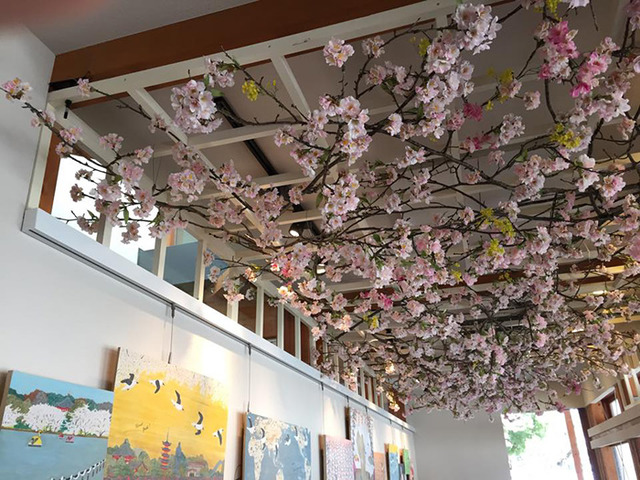 Plantica所裝飾設計的星巴克上野恩賜公園店的店内。