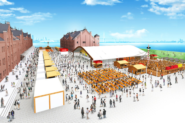 重現了德國的春天祭典的「YOKOHAMA FRÜHLINGS FEST 2016」開辦