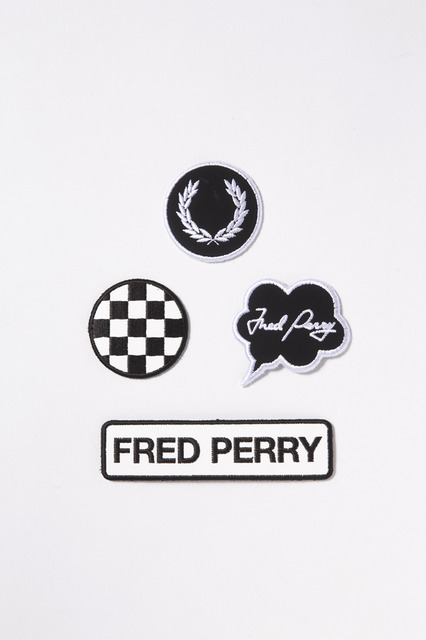newneu.的美術繡片，有FRED PERRY原創的布貼4種類登場