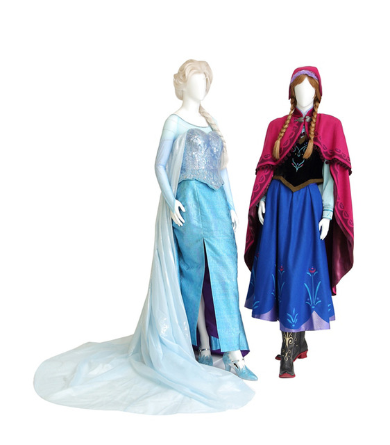 「冰雪奇緣」安娜&艾莎 公園戲服(2015年)