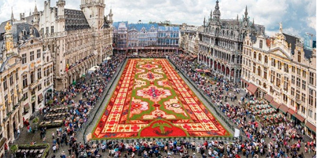 你看過這樣的「鮮花地毯」嗎？5/18～5/22在六本木&晴空塔繽紛呈現