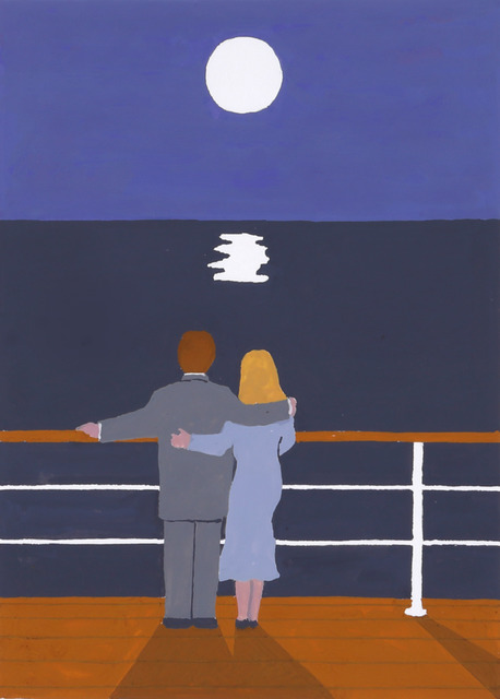 和田誠  「開往中國的慢船」 出自『村上SONGS』（中央公論新社） 2005年 私人收藏