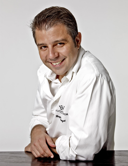 擔任HUGO and VICTOR的糕點師傅之Hugues Pouget氏