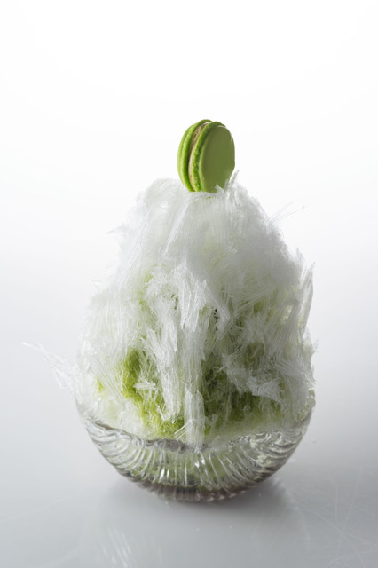 抹茶口味的「SATSUKI江戶刨冰」（2,100日圓）