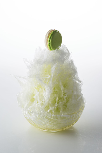 哈密瓜口味的「SATSUKI江戶刨冰」（1,800日圓）