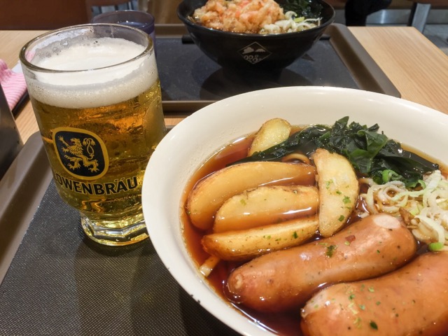 「富士蕎麥」竟然也能吃到德國香腸？神奈川元住吉店限定