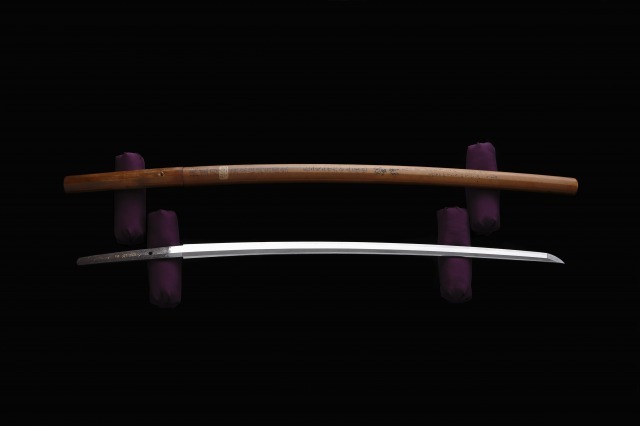 岡吉国宗|《流星刀》|1898年|隕鉄|刃長68.6 cm 反り1.5 cm|所蔵:東京農業大学図書館|撮影:木奥恵三