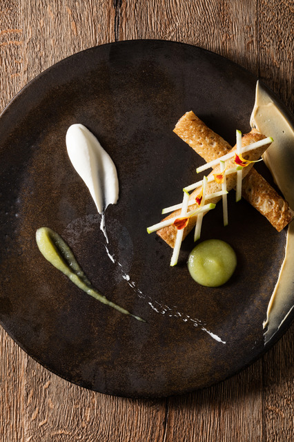 「夕焼け(そば粉のデザートクレープ)」