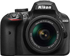 日本相機大廠Nikon推出自動傳送照片的數位單眼相機「Nikon D3400