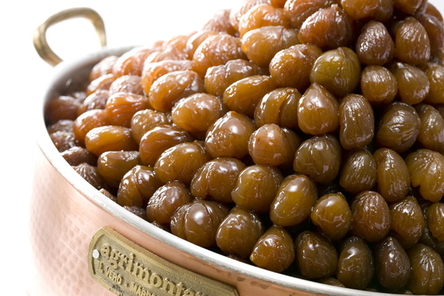 「糖漬栗子」（460日圓）