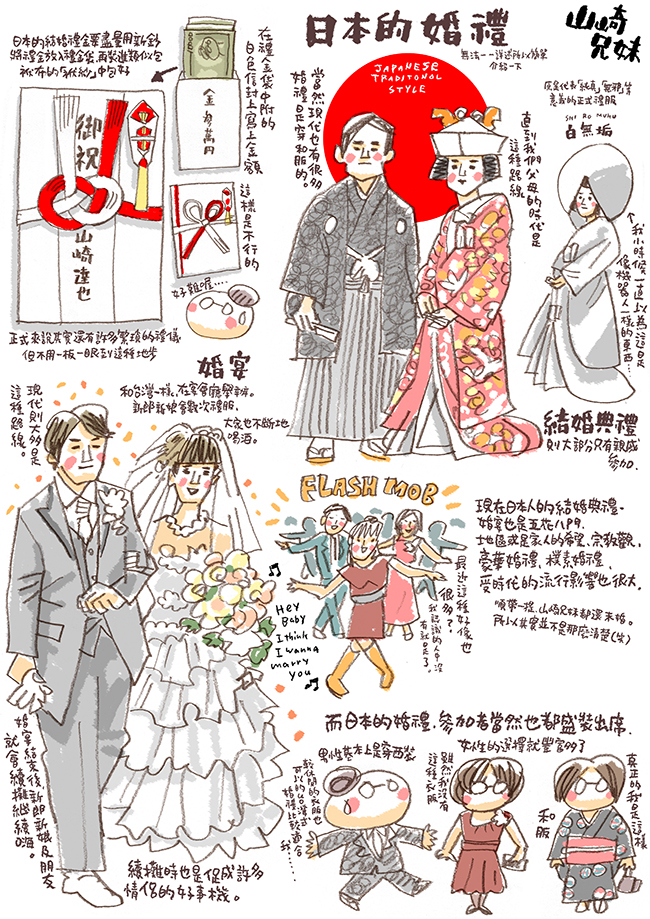山崎兄妹来为大家介绍台湾日本婚礼大不同 Japaholic Cn