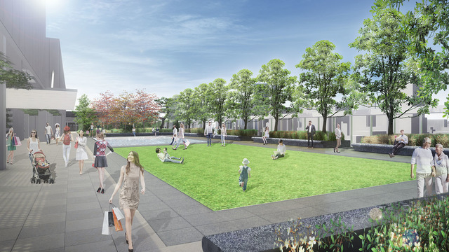 屋頂庭園示意圖