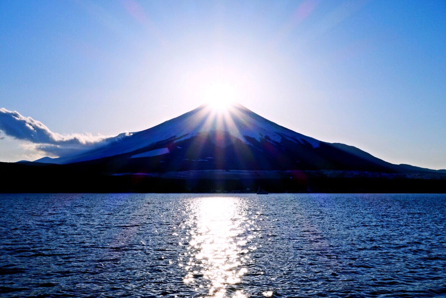 明年一定要看！二月限定山中湖「鑽石富士」絕景感動到哭| Japaholic