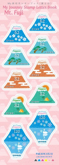 富士山旅郵樂趣本郵票