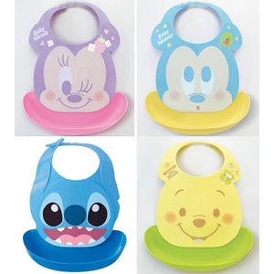 迪士尼系列 寶寶矽膠圍兜兜