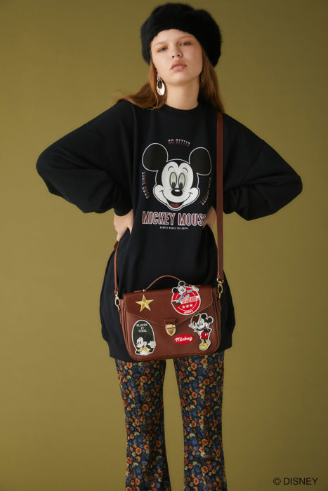 Disney SERIES CREATED by MOUSSY 5th collection 黑长版衣