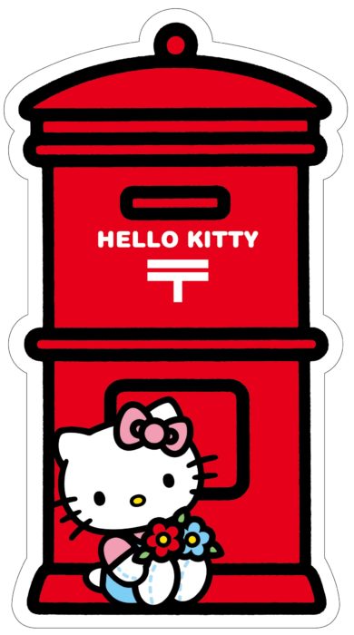 日本邮局HELLO KITTY邮筒明信片