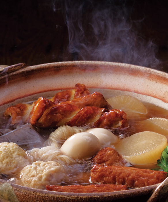 茅乃舍高湯由關東煮高湯製作的關東煮