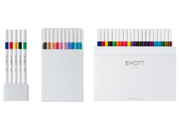 共40色的時尚水性簽字筆「EMOTT」新發售
