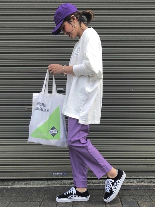 思夢樂 紫色長褲
