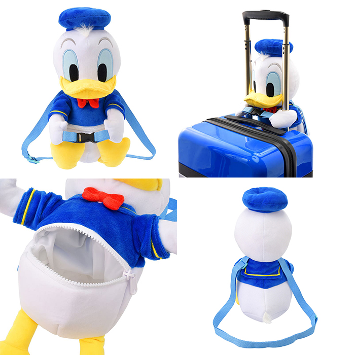 キャリーオンバッグ 2WAY ドナルド玩偶隨身小包