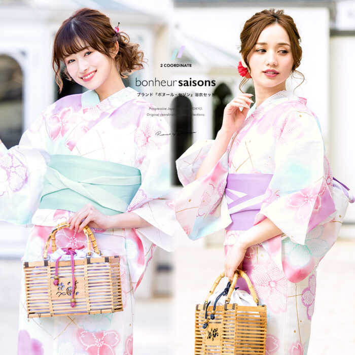 淡彩櫻花浴衣