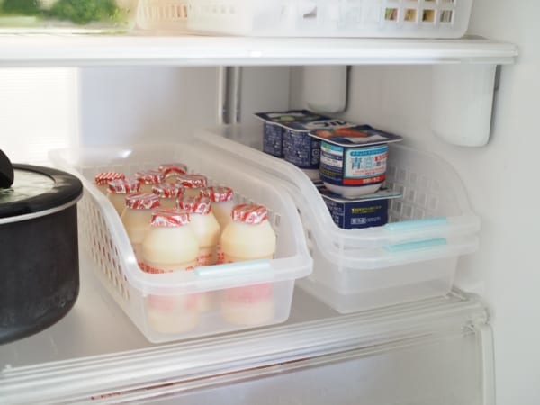 DAISO 可疊式冰箱分區整理盒(窄版) 存放小包裝食品