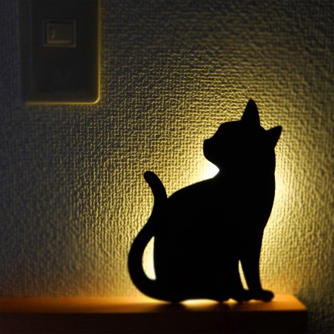 貓咪壁燈2