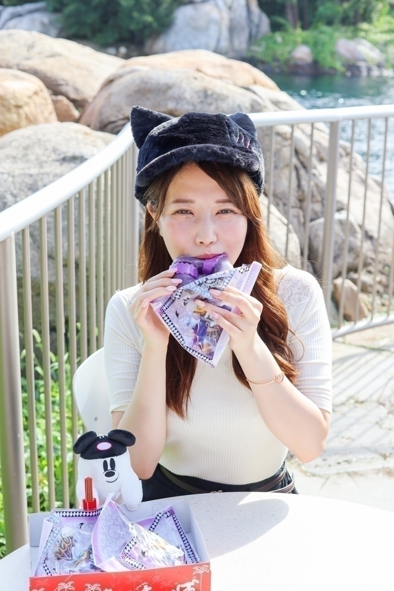 東京迪士尼海洋萬聖節 大口吃樂園美食紀念照