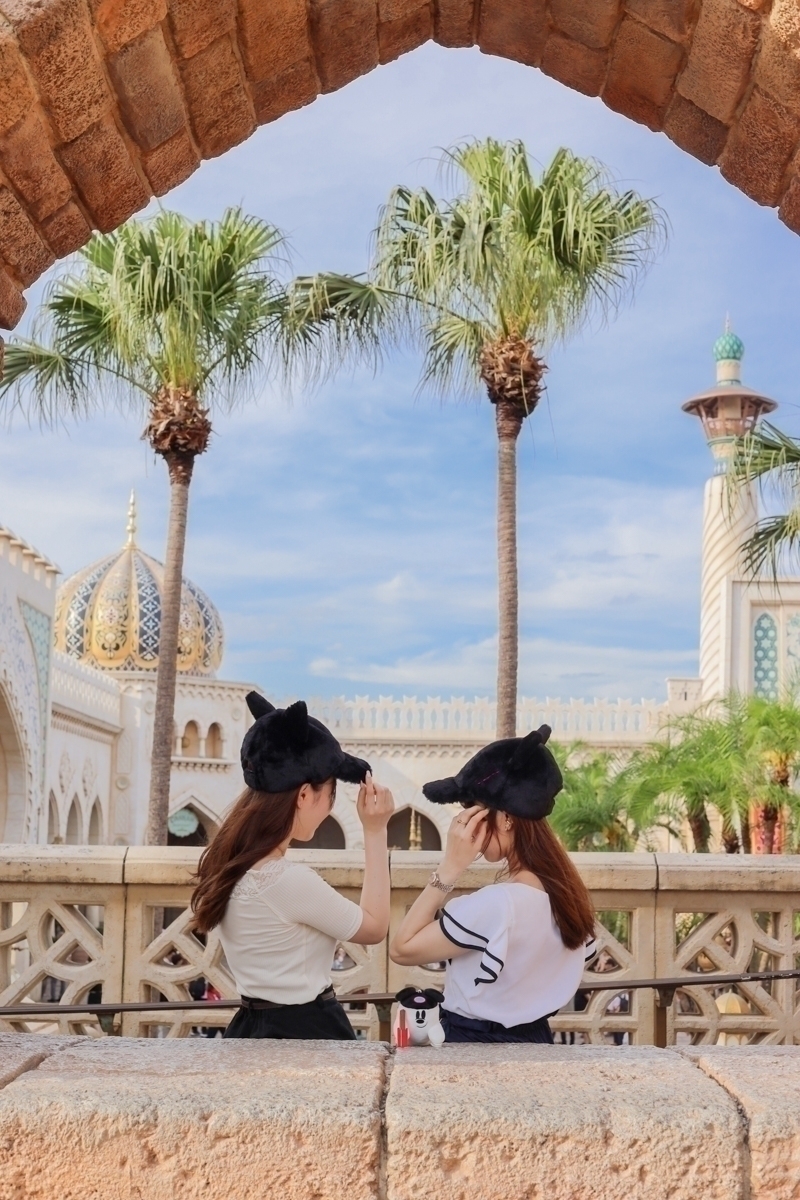 東京迪士尼海洋萬聖節 阿拉伯海岸紀念照