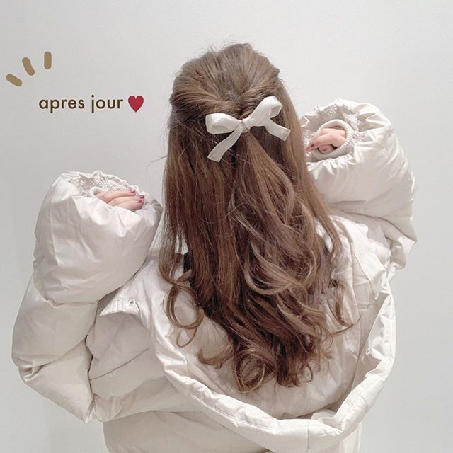 長髮的翻轉公主頭