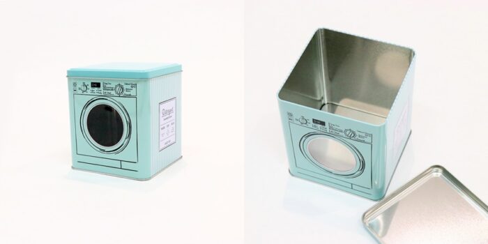 3COINS-洗衣粉白鐵收納罐(綠)