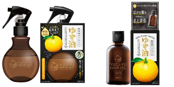 日本UTENA佑天蘭柚子天然頭髮護理油、護理噴霧