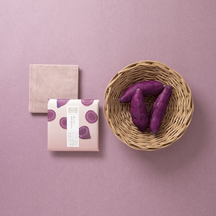 紫芋花布巾
