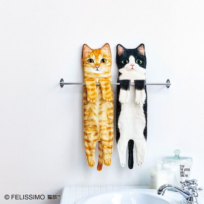 「_KOBE～今昔神戶～」特展 l 日本可愛動物專業戶「FELISSIMO」推出熱賣款超長軟萌貓毛巾
