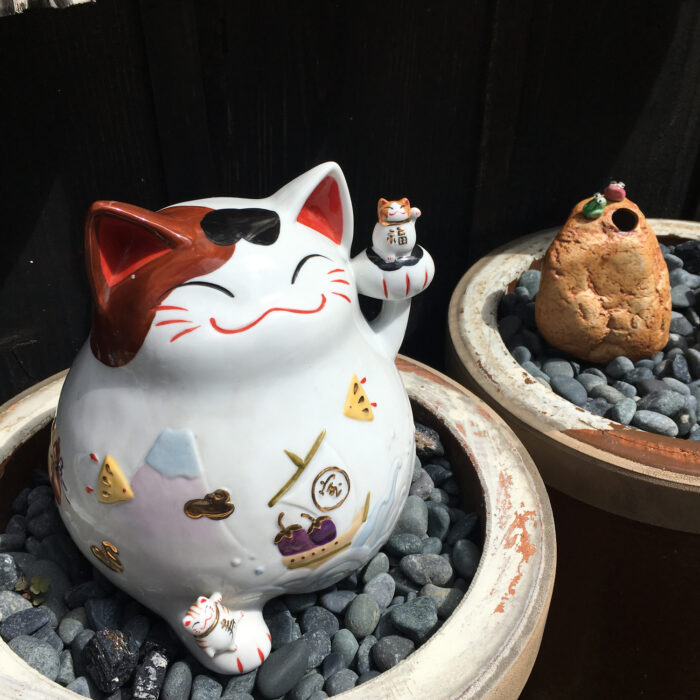 薄雲太夫 招財貓