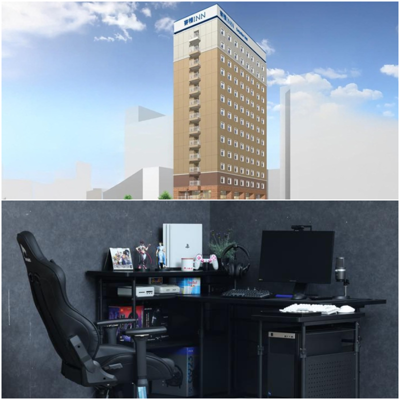 東橫INN推出「電競房專案」！超高級設備讓你宅在房間一整天都不是問題