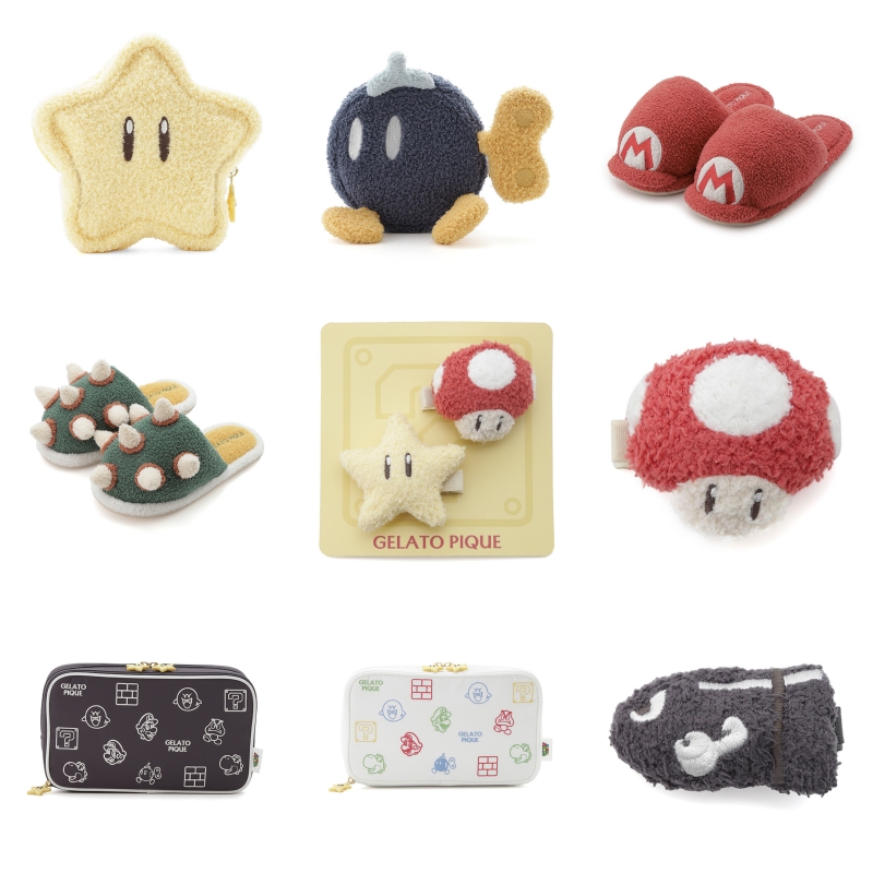 可愛瑪利歐兄弟家居系列1月26日開賣！SUPER MARIO×GELATO PIQUE 新品登場