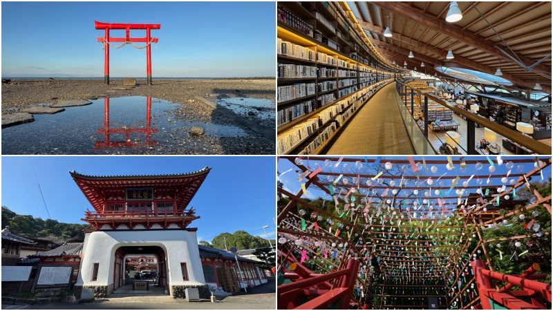 佐賀四天三夜深度自駕旅：海中鳥居、最美圖書館、美肌溫泉與螃蟹宴席