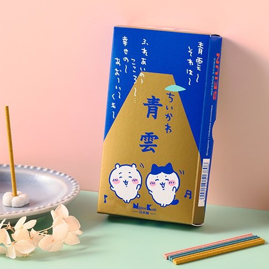 日本經典「青雲」線香 × 吉伊卡哇可愛登場！日本粉絲敲碗已久的夢幻聯名終於實現