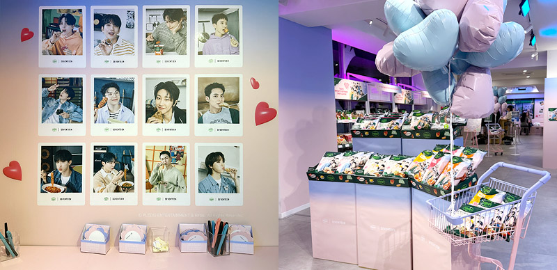 日本期間限定「bibigo｜SEVENTEEN MARKET」快閃店開箱，滿滿SEVENTEEN元素超好拍！