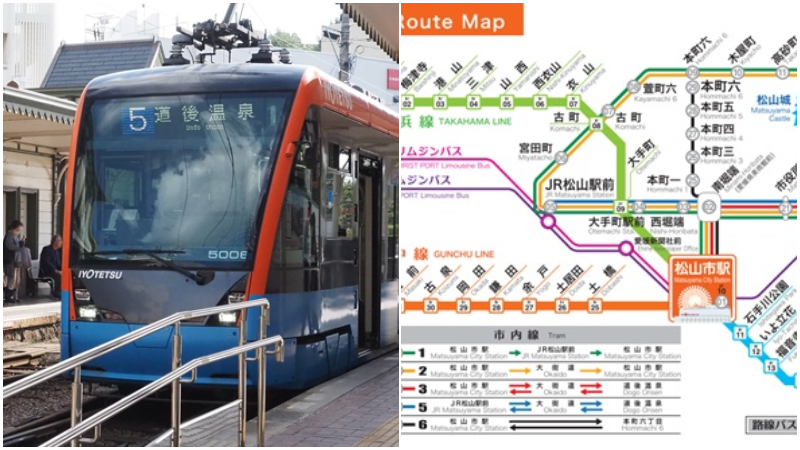 日本愛媛縣松山電車懶人包！市內、郊外景點全部玩一遍