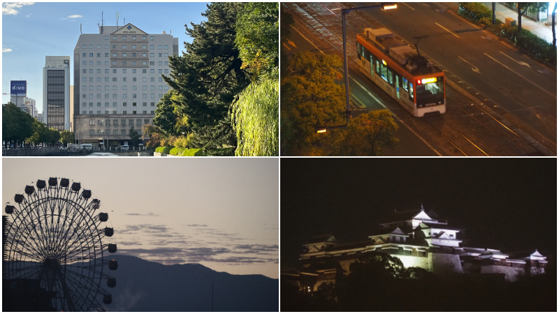 日本愛媛松山推薦飯店「HOTEL MYSTAYS」，躺在床上就能欣賞松山城日夜景