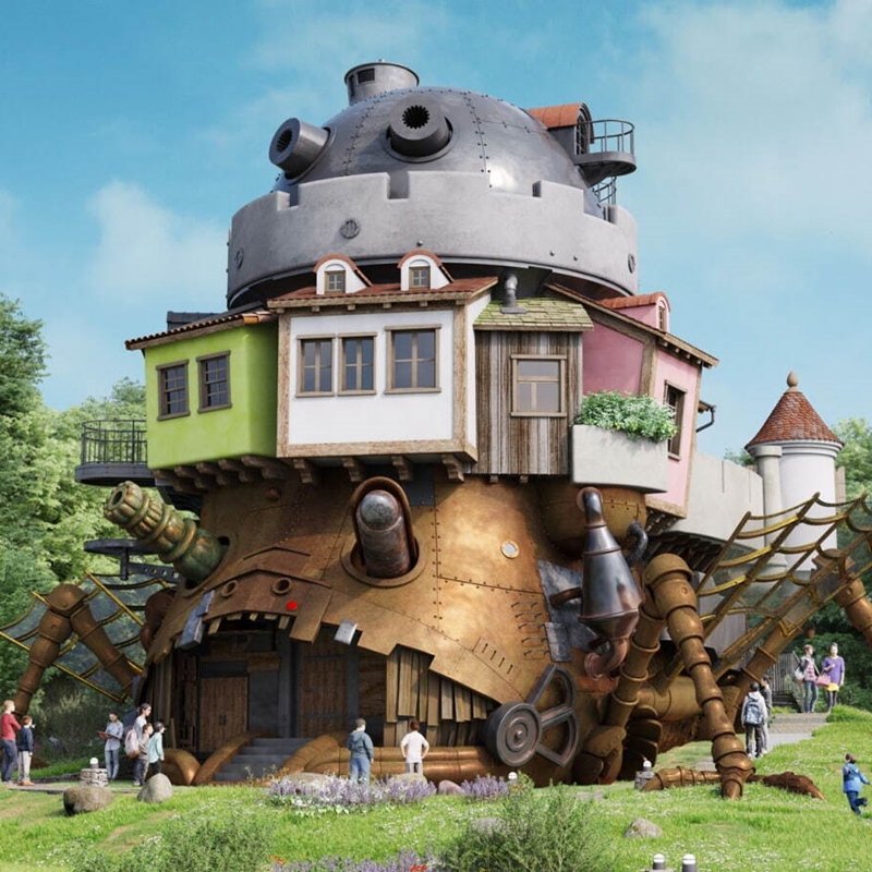 2023年底陸續登場的吉卜力公園全新園區!《魔法公主》、《霍爾的移動城堡》、《魔女宅急便》園區