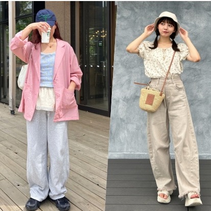 從日本女子2025夏季私服推薦!選用明亮色、花卉上衣、透膚蕾絲打造連假出遊穿搭