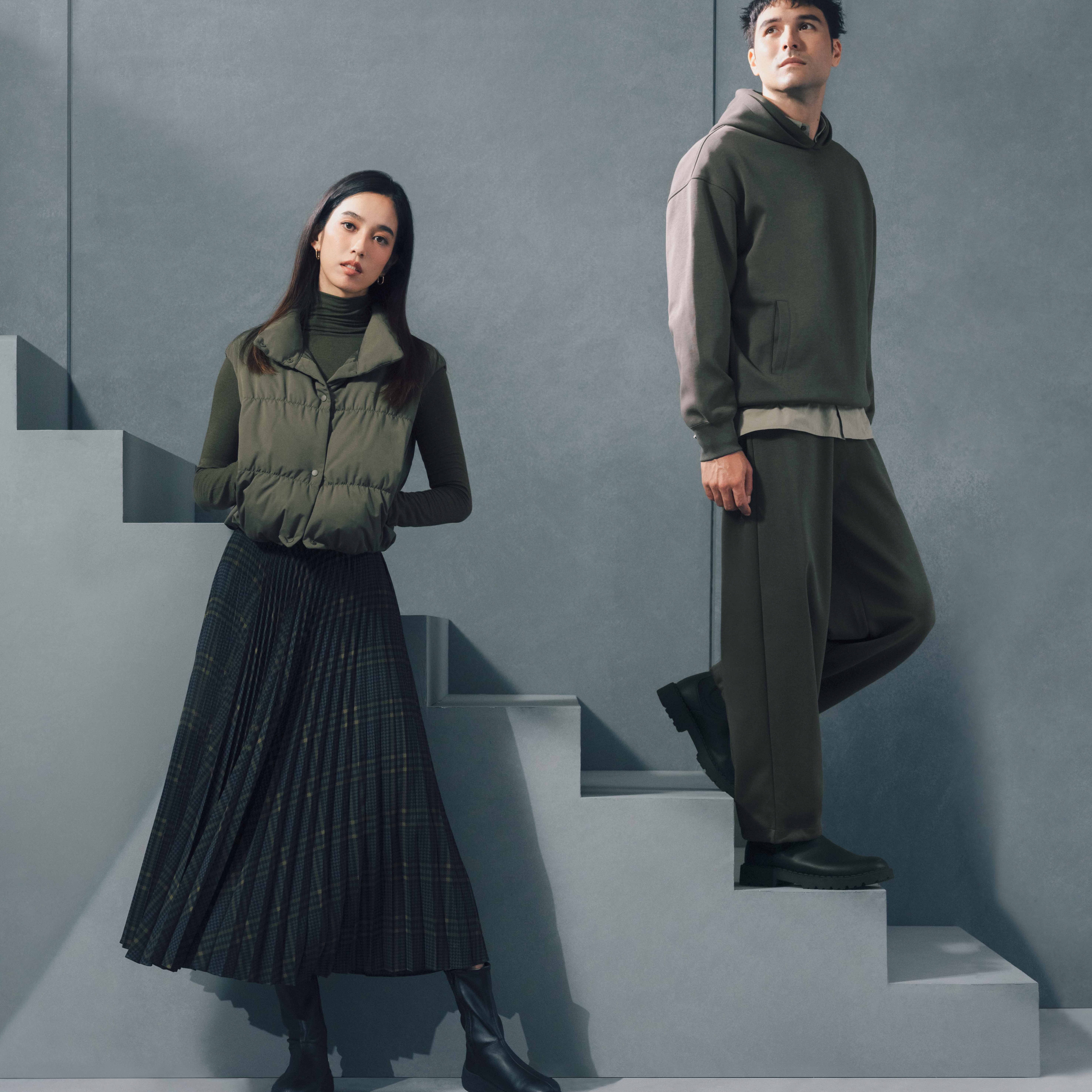 UNIQLO : C 2024秋冬系列即將重磅登場！實力派大勢演員鳳小岳與陳庭妮展現簡約優雅都會時尚