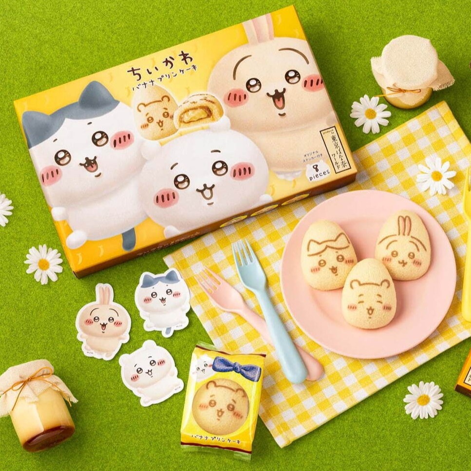 可愛又好吃?知名東京芭娜娜推出《吉伊卡哇》聯名款,有聲音的小點心登場